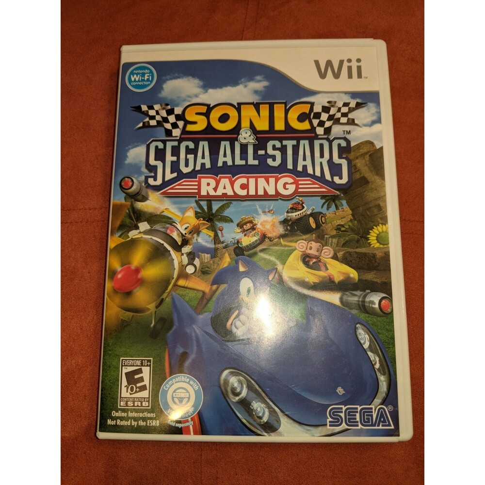 Sonic & Sega All-Stars Racing, Nintendo Wii, Complete Set